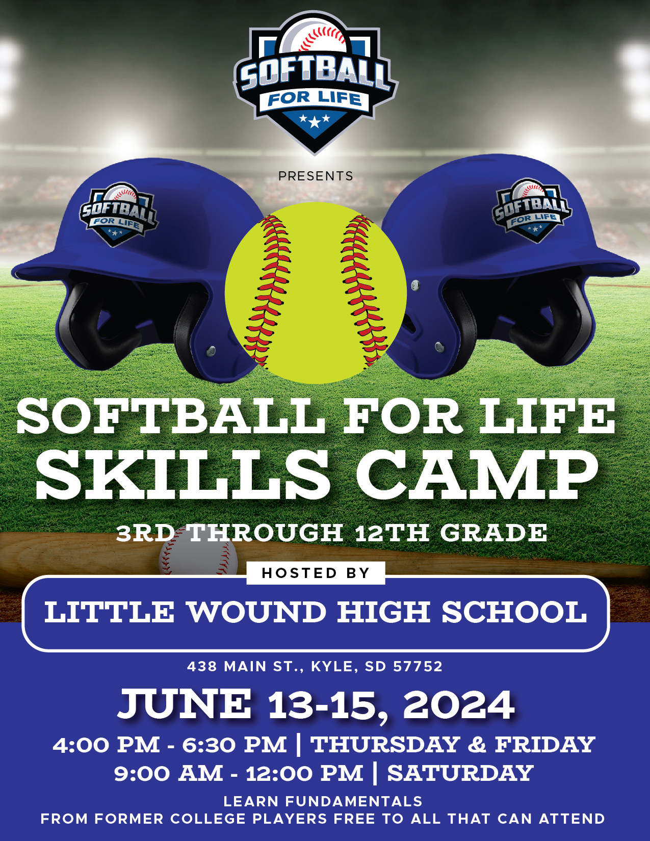 2024 Little Wound Football and Softball Camps – Football for Life